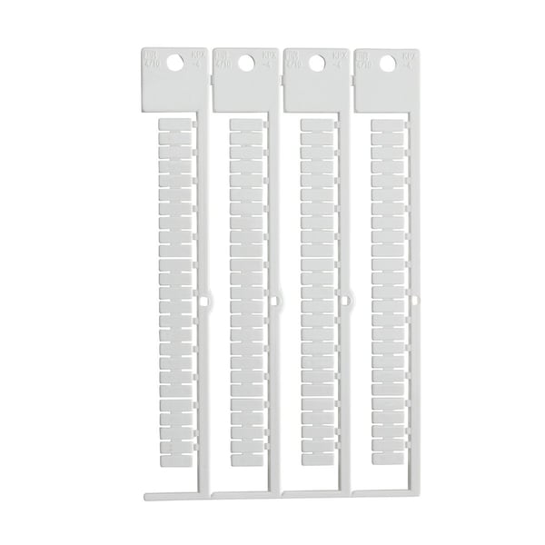 Terminal Block Tag Polycarbonate 10.00 mm H x 4.00 mm W Box of 1400 Pieces, 1400PK